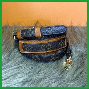 Louis Vuitton Brown Vintage Monogram strap